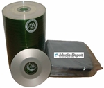 100 Pack Spin X Silver Inkjet Mini CD-R (printable hub)