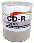 200 Pack PiData Silver Inkjet CD-R (Clear Hub)