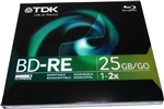 TDK Branded Rewritable Blu-ray Disc (BD-RE)