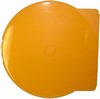 Orange Plastic Clam Shell Case