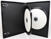 Black Double DVD Case with floating tray