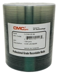 100 Pack CMC Pro powered by Taiyo Yuden Silver Lacquer CD-R in Tape Wrap