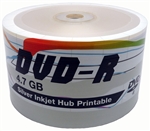 600 Pack PiData Silver Inkjet DVD-R (printable hub)