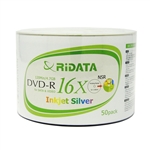 600 Pack Ritek Ridata Silver Inkjet DVD-R 16X(PH)